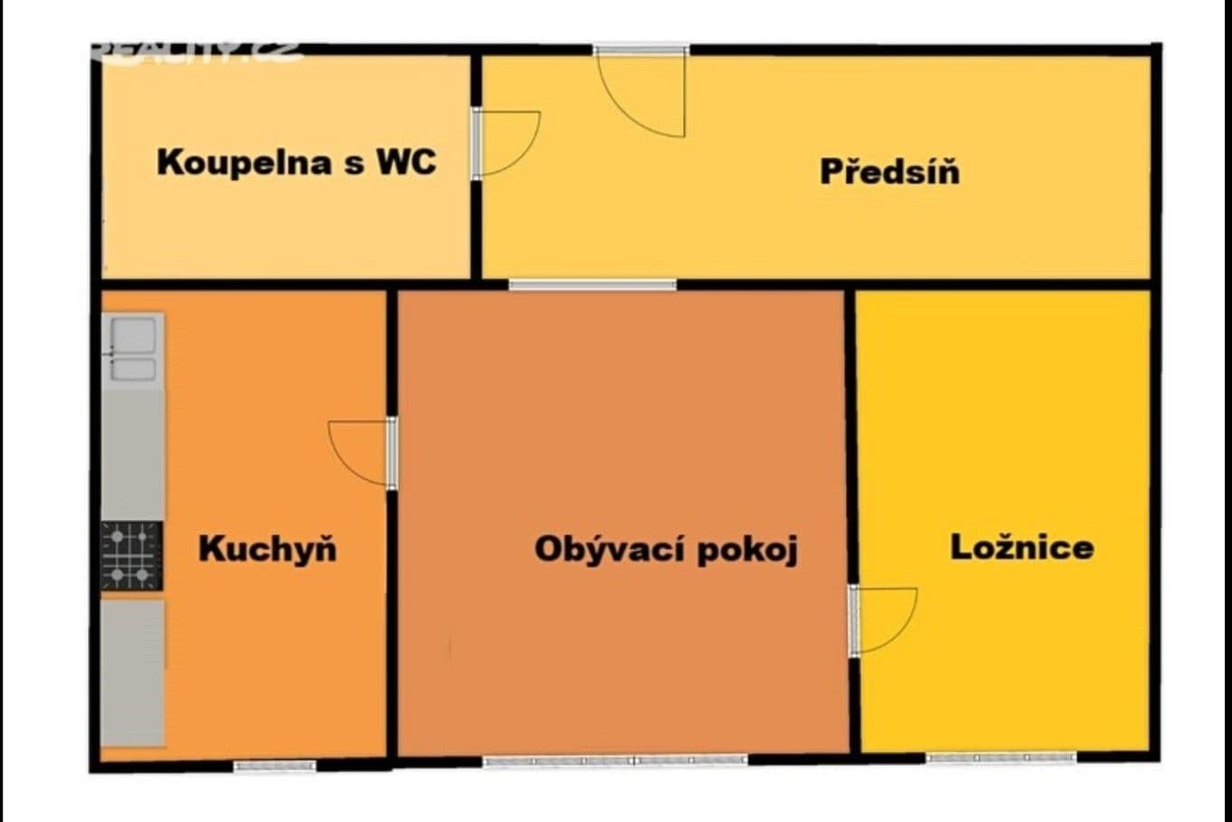 Prodej bytu 2+1 43 m², Dreyerova, Praha, Praha Prodej bytu 2+1 43 m², Dreyerova, Praha, Praha