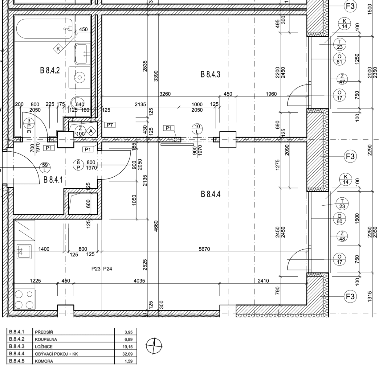 Pronájem bytu 2+kk 62 m², V Háji, Praha, Praha Pronájem bytu 2+kk 62 m², V Háji, Praha, Praha
