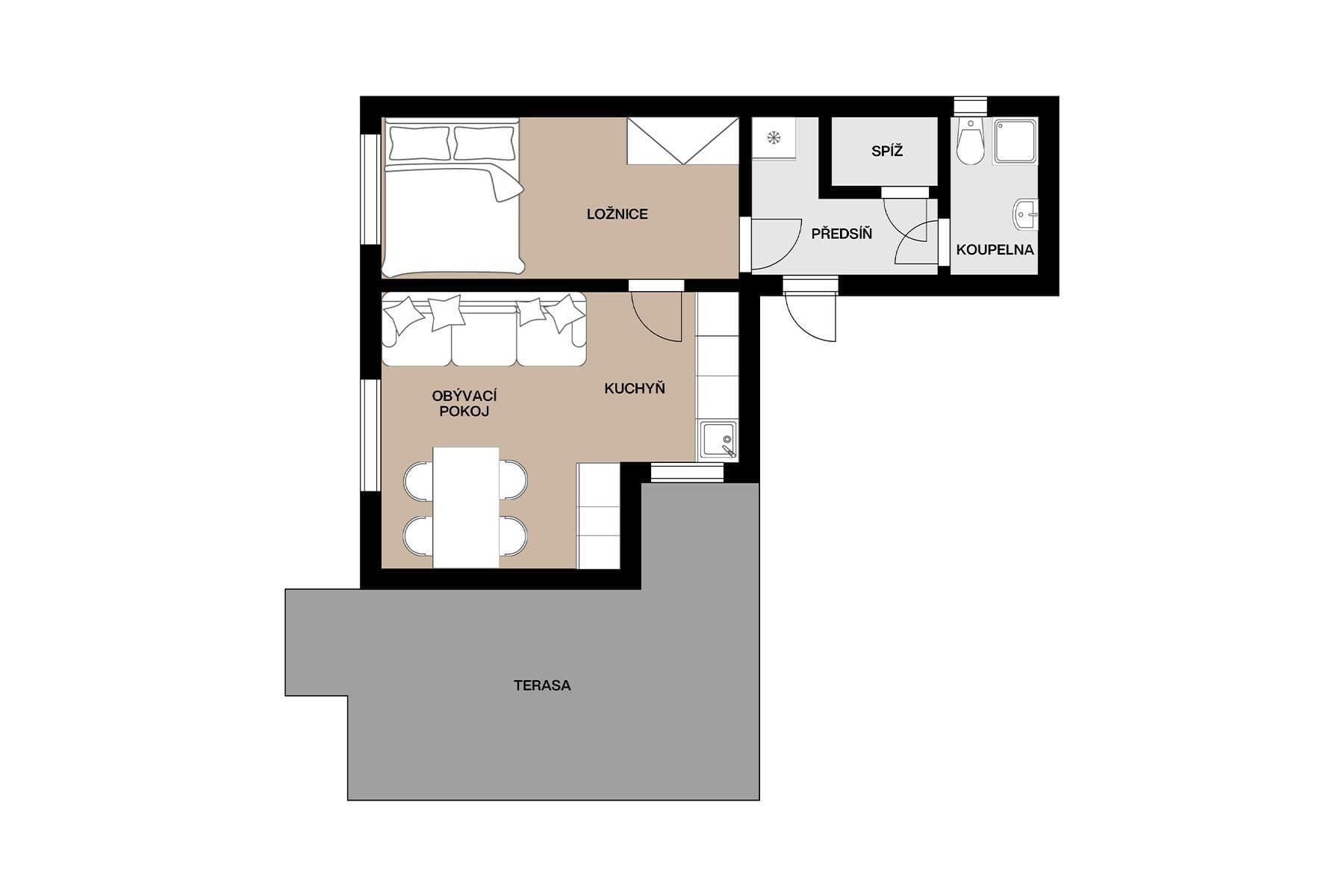 Prodej chaty, chalupy 50 m², pozemek 2.198 m², Strunkovice nad Blanicí, Jihočeský kraj Prodej chaty, chalupy 50 m², pozemek 2.198 m², Strunkovice nad Blanicí, Jihočeský kraj