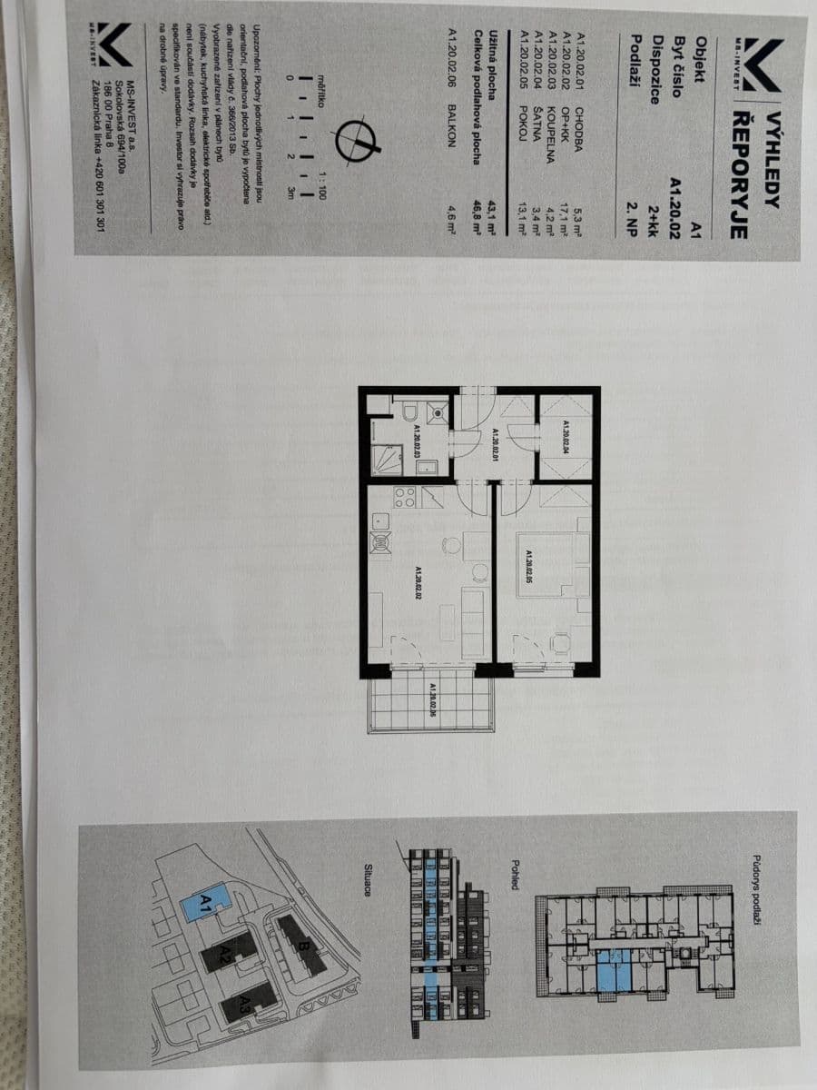 Pronájem bytu 2+kk 43 m², Jáchymovská, Praha, Praha Pronájem bytu 2+kk 43 m², Jáchymovská, Praha, Praha
