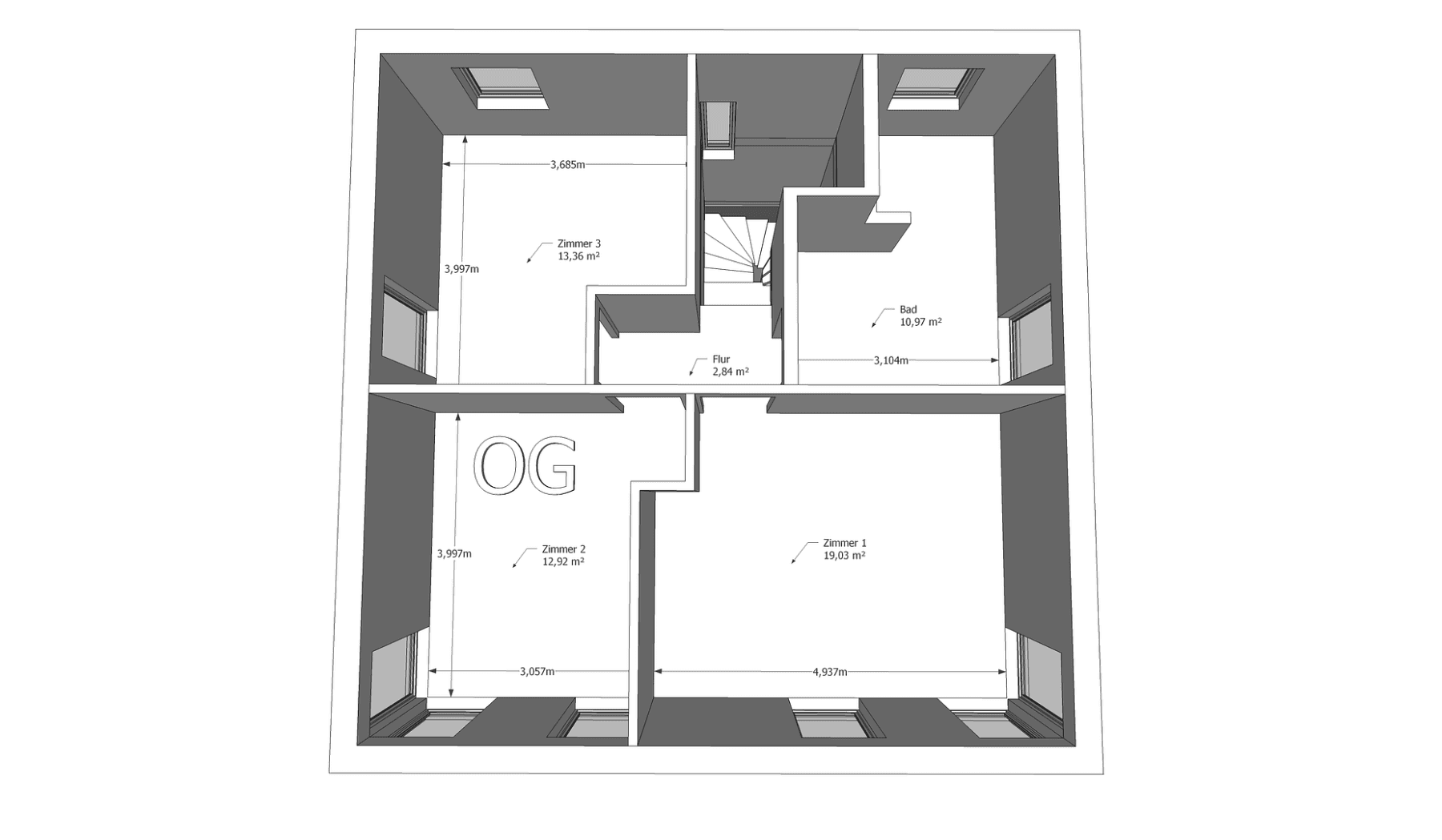 Prodej domu 120 m², pozemek 366 m², Rüsselsheim am Main, Hessen Prodej domu 120 m², pozemek 366 m², Rüsselsheim am Main, Hessen