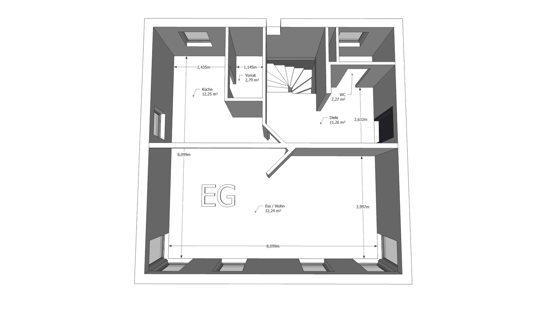 Prodej domu 120 m², pozemek 366 m², Rüsselsheim am Main, Hessen Prodej domu 120 m², pozemek 366 m², Rüsselsheim am Main, Hessen