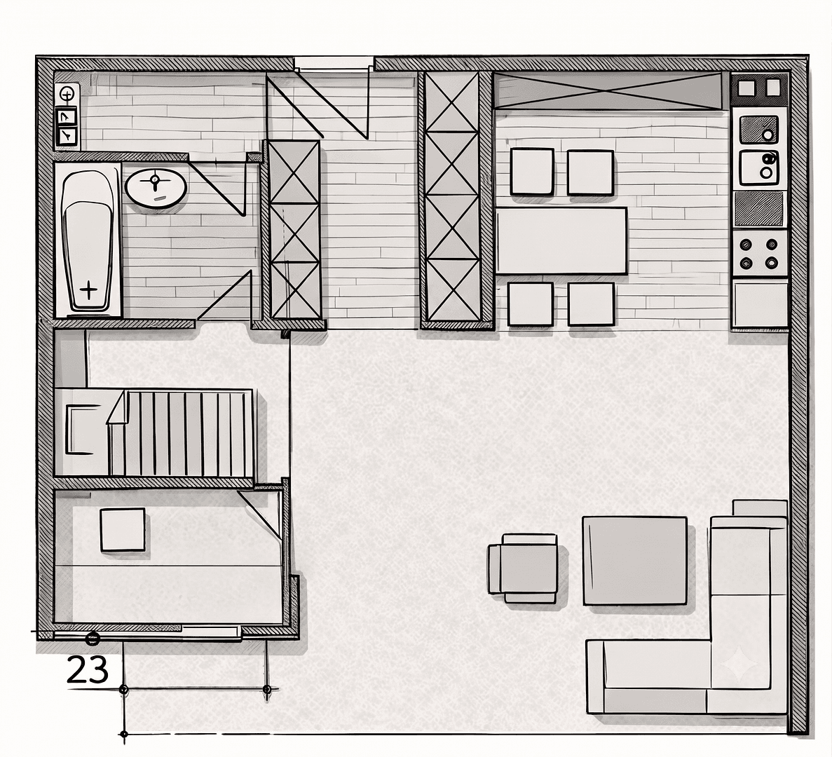 Prodej bytu 1+kk 47 m², Neu-Ulm, Bavorsko Prodej bytu 1+kk 47 m², Neu-Ulm, Bavorsko