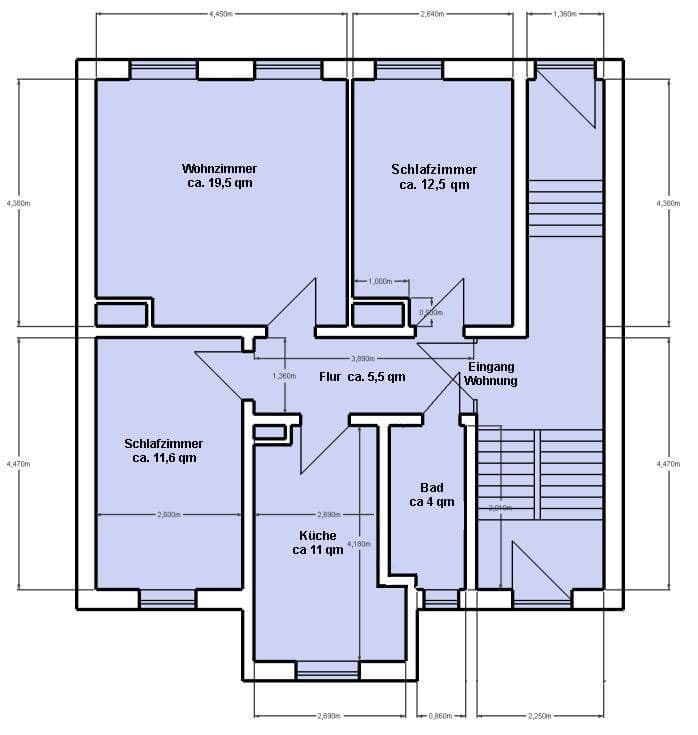 Pronájem bytu 4+1 53 m², Frankfurt am Main, Hessen Pronájem bytu 4+1 53 m², Frankfurt am Main, Hessen