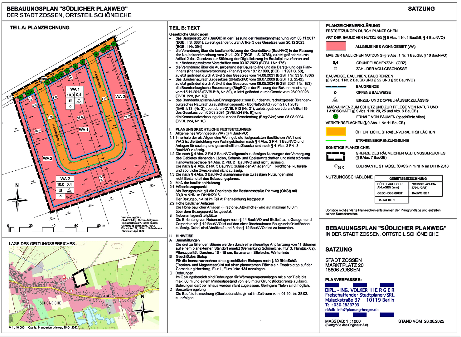 Prodej pozemku 729 m², Planweg, Zossen, Braniborsko Prodej pozemku 729 m², Planweg, Zossen, Braniborsko