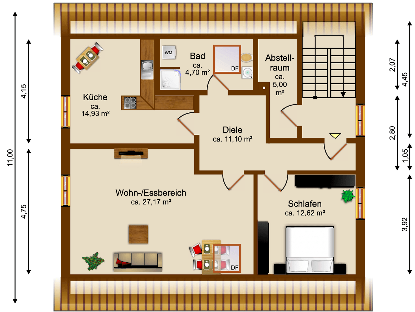 Pronájem bytu 2+kk 76 m², Gablingen, Bavorsko Pronájem bytu 2+kk 76 m², Gablingen, Bavorsko