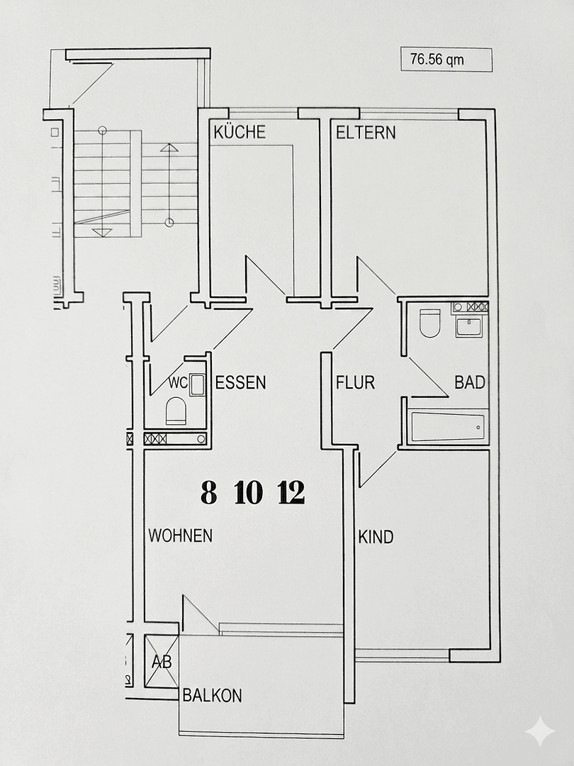 Prodej bytu 3+kk 77 m², Riemker Str. 24, Bochum, Severní Porýní-Vestfálsko Prodej bytu 3+kk 77 m², Riemker Str. 24, Bochum, Severní Porýní-Vestfálsko