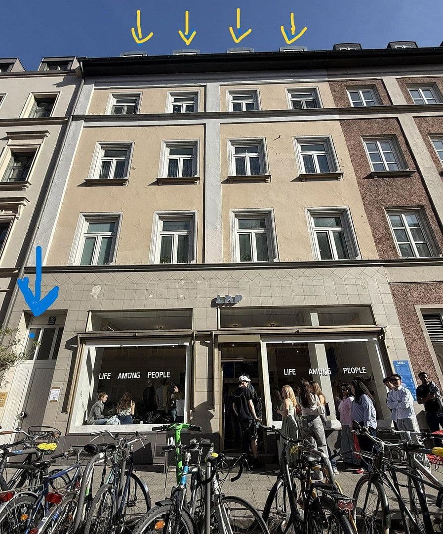 Pronájem bytu 3+1 63 m², Klenzestraße 49, München, Bavorsko Pronájem bytu 3+1 63 m², Klenzestraße 49, München, Bavorsko