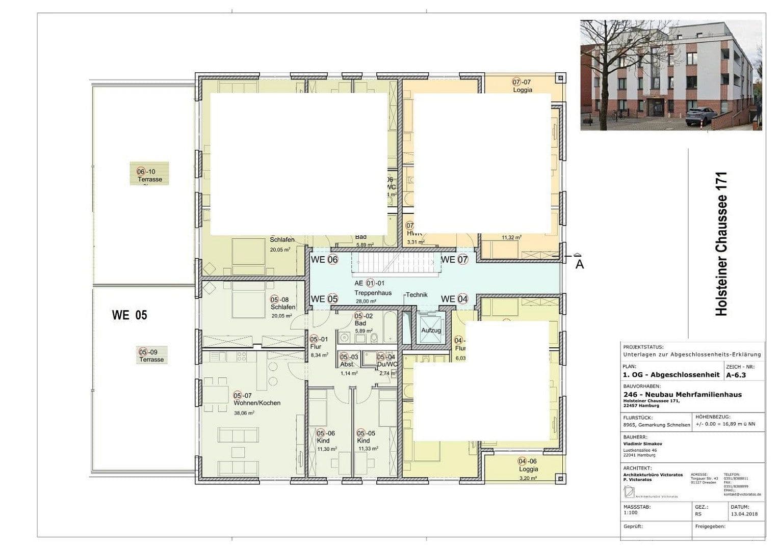 Pronájem bytu 4+1 113 m², Holsteiner Chaussee 171, Schnelsen-Eimsbüttel, Hamburg, Hamburg Pronájem bytu 4+1 113 m², Holsteiner Chaussee 171, Schnelsen-Eimsbüttel, Hamburg, Hamburg