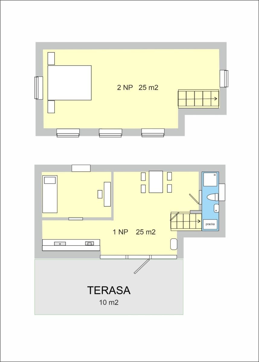 Prodej domu 50 m², pozemek 290 m², V Kolonii, Svinařov, Středočeský kraj Prodej domu 50 m², pozemek 290 m², V Kolonii, Svinařov, Středočeský kraj