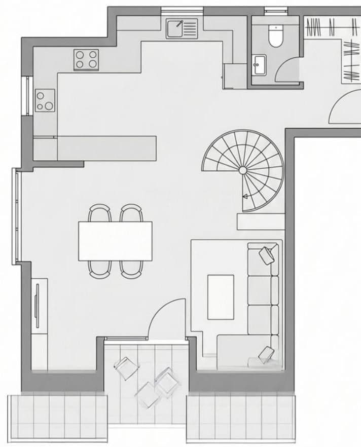 Pronájem bytu 2+kk 80 m², Korntal-Münchingen, Bádensko-Württembersko Pronájem bytu 2+kk 80 m², Korntal-Münchingen, Bádensko-Württembersko