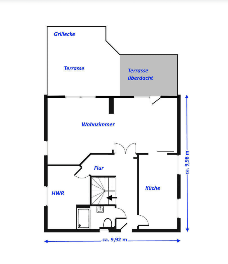Prodej domu 140 m², pozemek 685 m², Ostseeblick 11, Sassnitz, Mecklenburg-Vorpommern Prodej domu 140 m², pozemek 685 m², Ostseeblick 11, Sassnitz, Mecklenburg-Vorpommern
