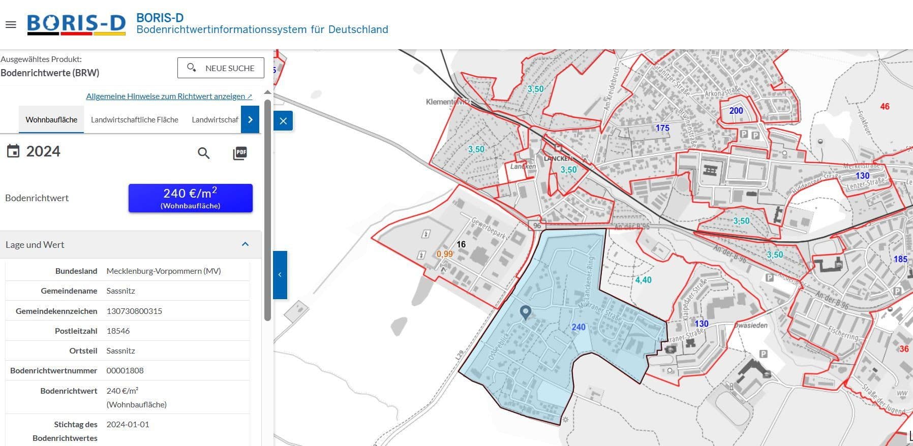 Prodej domu 140 m², pozemek 685 m², Ostseeblick 11, Sassnitz, Mecklenburg-Vorpommern Prodej domu 140 m², pozemek 685 m², Ostseeblick 11, Sassnitz, Mecklenburg-Vorpommern