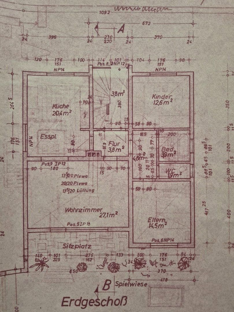 Prodej domu 177 m², pozemek 778 m², Lindenstr. 22, Hasselroth, Hessen Prodej domu 177 m², pozemek 778 m², Lindenstr. 22, Hasselroth, Hessen