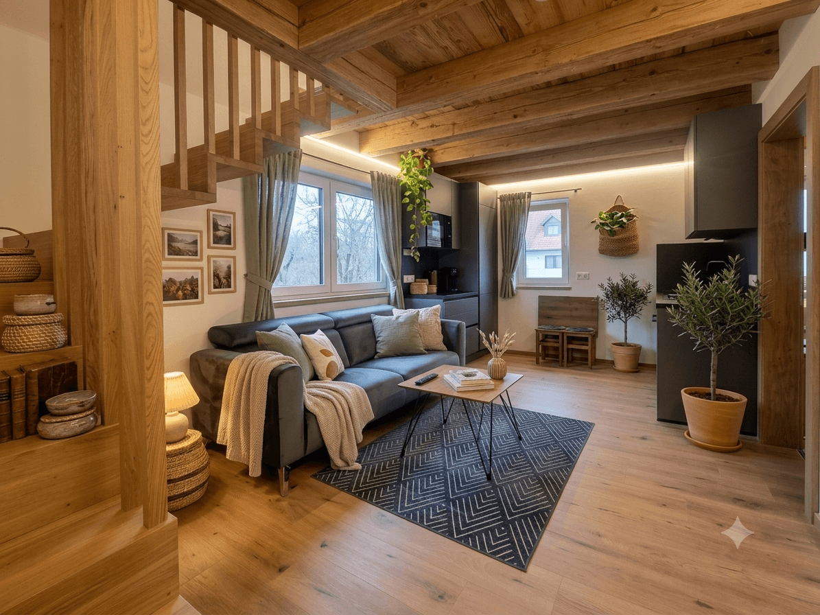 Pronájem bytu 1+kk 45 m², Lohweg 4a, Eching, Bavorsko Pronájem bytu 1+kk 45 m², Lohweg 4a, Eching, Bavorsko