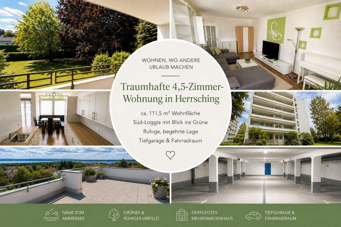 Prodej bytu 4+kk 112 m², Herrsching, Bavorsko Prodej bytu 4+kk 112 m², Herrsching, Bavorsko