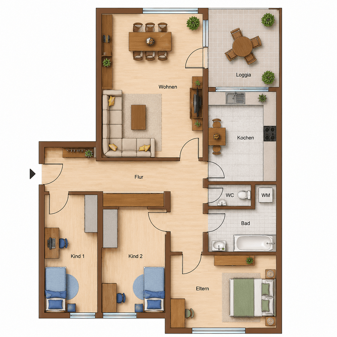 Prodej bytu 4+1 99 m², Germering, Bavorsko Prodej bytu 4+1 99 m², Germering, Bavorsko