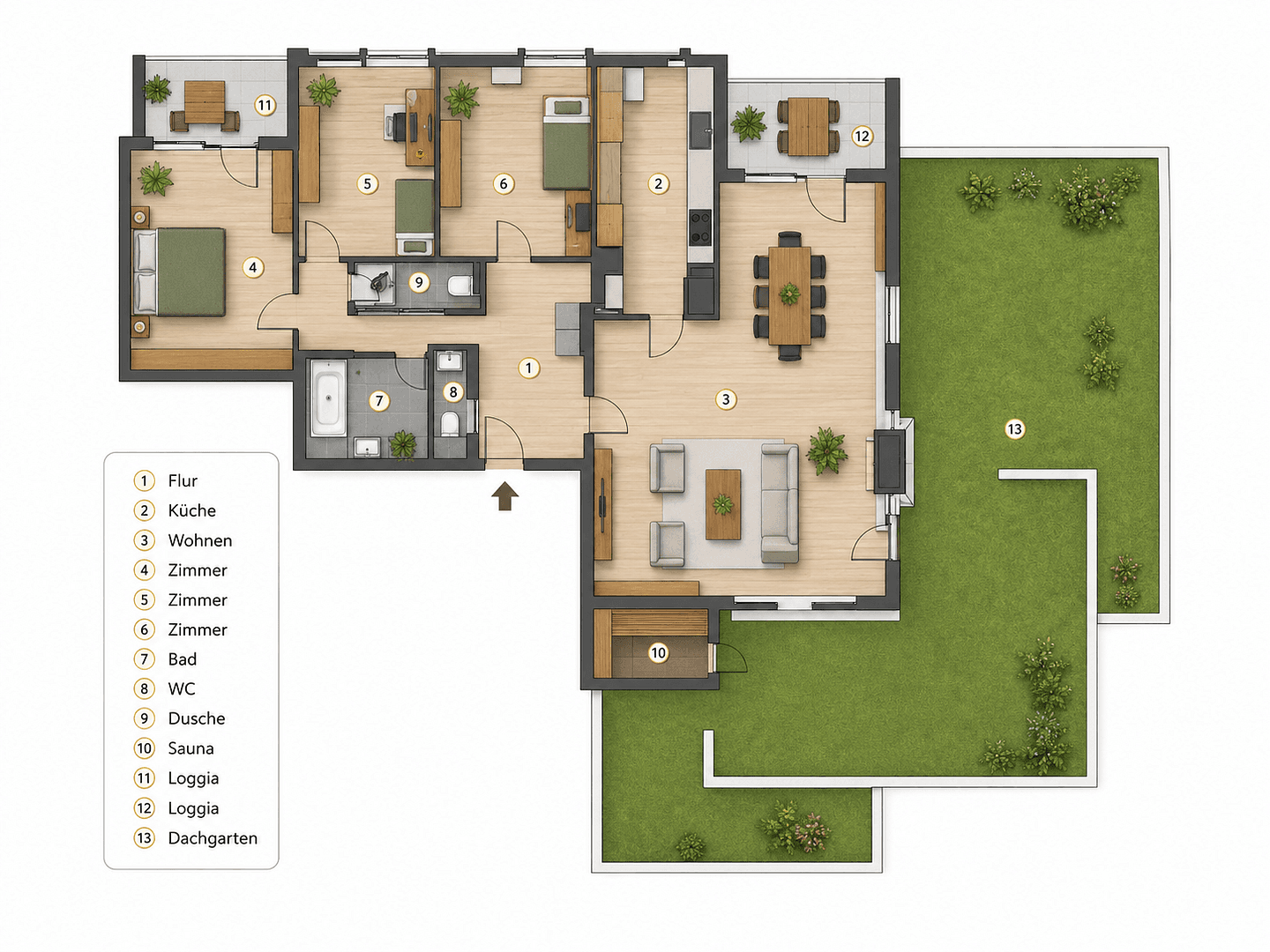 Prodej bytu 4+1 134 m², Erkrath, Severní Porýní-Vestfálsko Prodej bytu 4+1 134 m², Erkrath, Severní Porýní-Vestfálsko