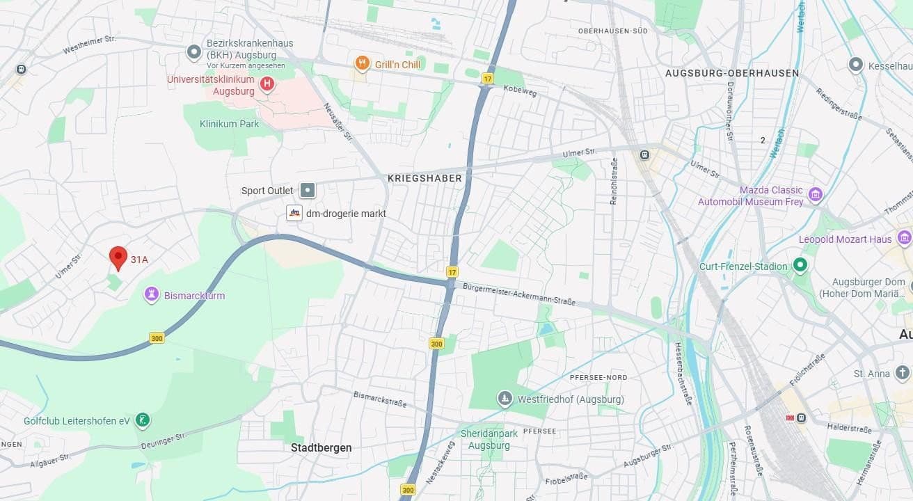 Pronájem bytu 22 m², Neusäß, Bavorsko Pronájem bytu 22 m², Neusäß, Bavorsko