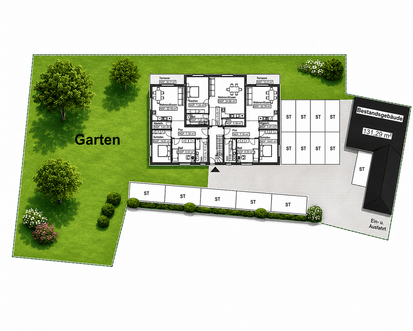 Prodej bytu 3+1 80 m², Mainzer Straße 2, Alsheim, Porýní-Falc Prodej bytu 3+1 80 m², Mainzer Straße 2, Alsheim, Porýní-Falc