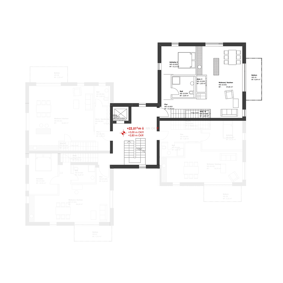 Prodej bytu 3+1 116 m², Schleswiger Str. 22-24, Eckernförde, Šlesvicko-Holštýnsko Prodej bytu 3+1 116 m², Schleswiger Str. 22-24, Eckernförde, Šlesvicko-Holštýnsko