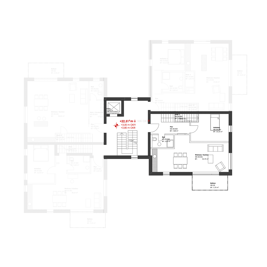 Prodej bytu 3+1 107 m², Schleswiger Str. 22-24, Eckernförde, Šlesvicko-Holštýnsko Prodej bytu 3+1 107 m², Schleswiger Str. 22-24, Eckernförde, Šlesvicko-Holštýnsko