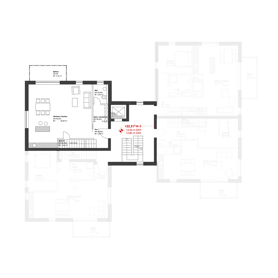 Prodej bytu 3+1 140 m², Schleswiger Str. 22-24, Eckernförde, Šlesvicko-Holštýnsko Prodej bytu 3+1 140 m², Schleswiger Str. 22-24, Eckernförde, Šlesvicko-Holštýnsko