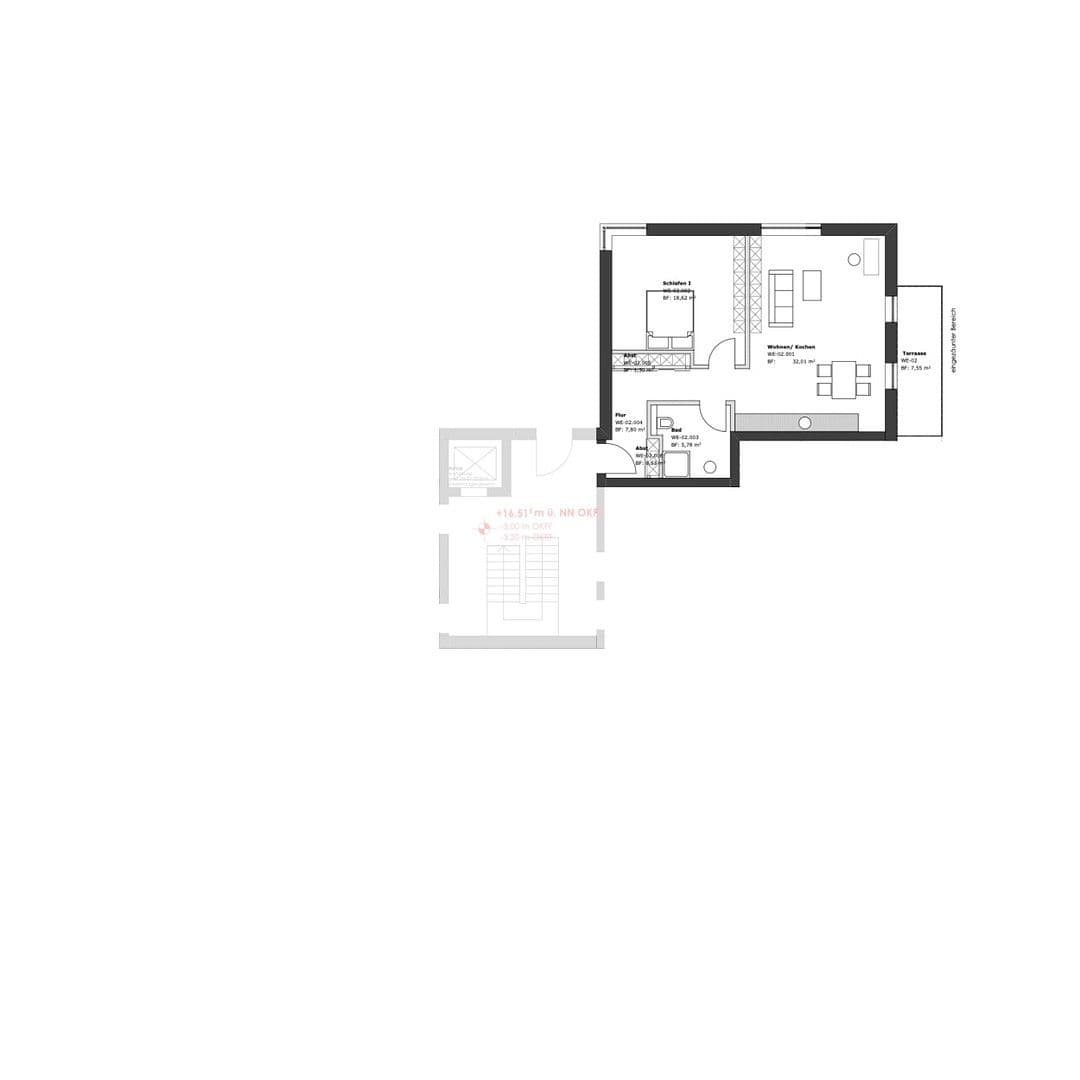 Prodej bytu 2+1 71 m², Schleswiger Str. 22-24, Eckernförde, Šlesvicko-Holštýnsko Prodej bytu 2+1 71 m², Schleswiger Str. 22-24, Eckernförde, Šlesvicko-Holštýnsko