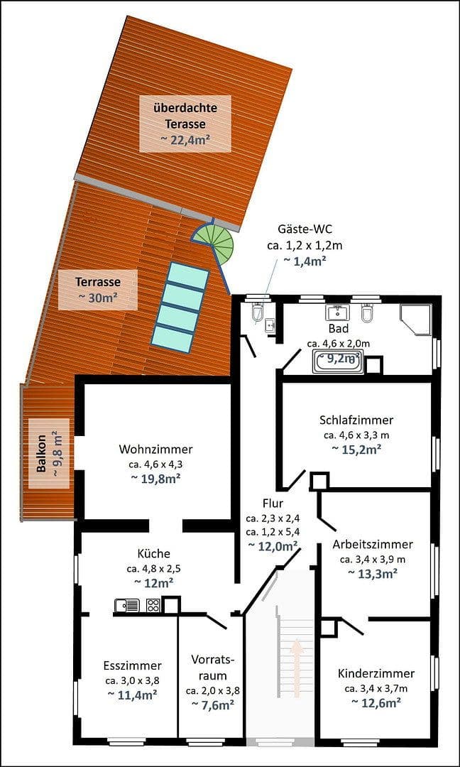 Pronájem bytu 6+1 145 m², Jakob-Nein-Str. 15, Erlangen, Bavorsko Pronájem bytu 6+1 145 m², Jakob-Nein-Str. 15, Erlangen, Bavorsko