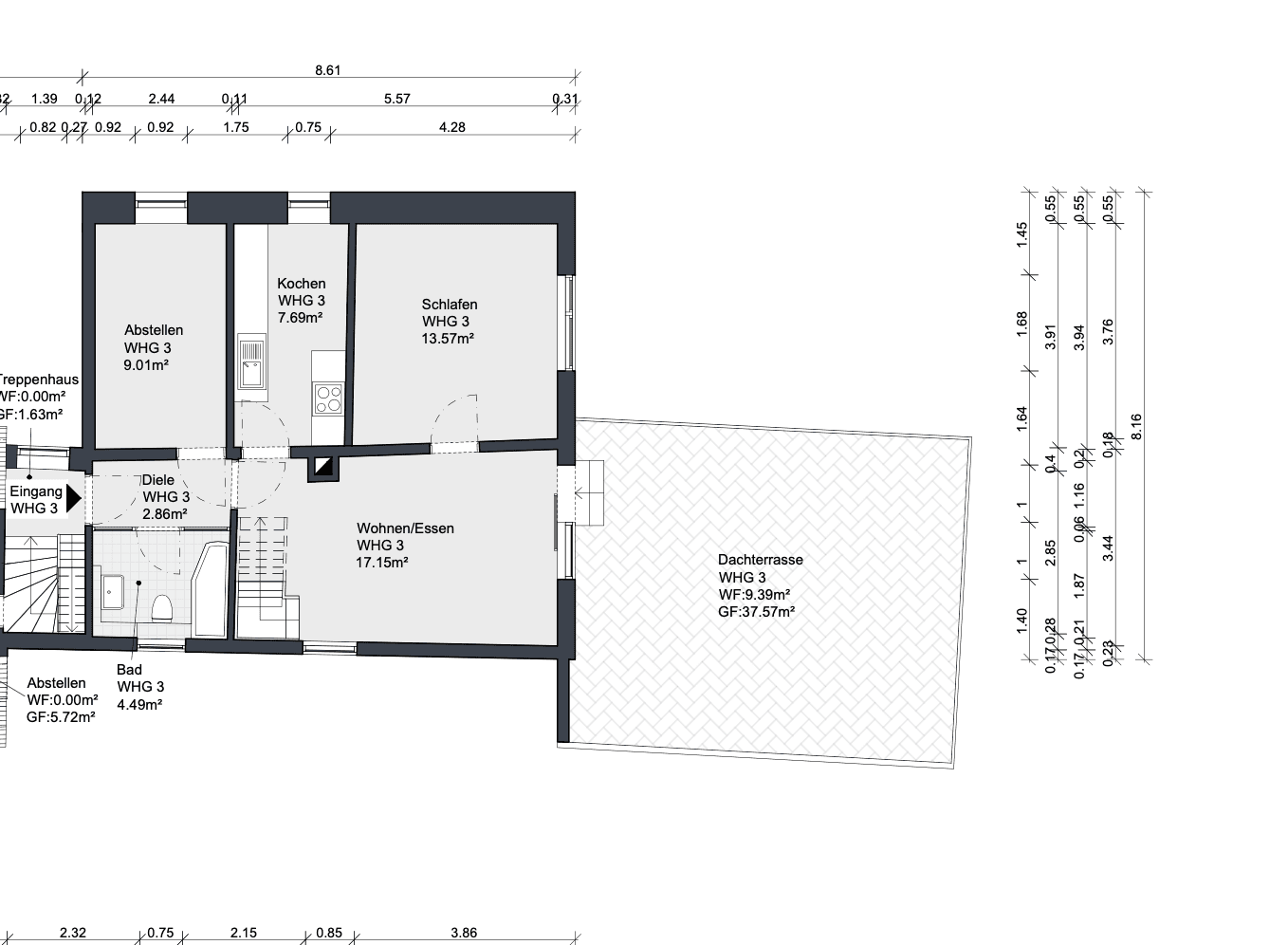 Pronájem bytu 3+1 105 m², Hindenburgerstr 96, Neustadt an der Weinstraße, Porýní-Falc Pronájem bytu 3+1 105 m², Hindenburgerstr 96, Neustadt an der Weinstraße, Porýní-Falc