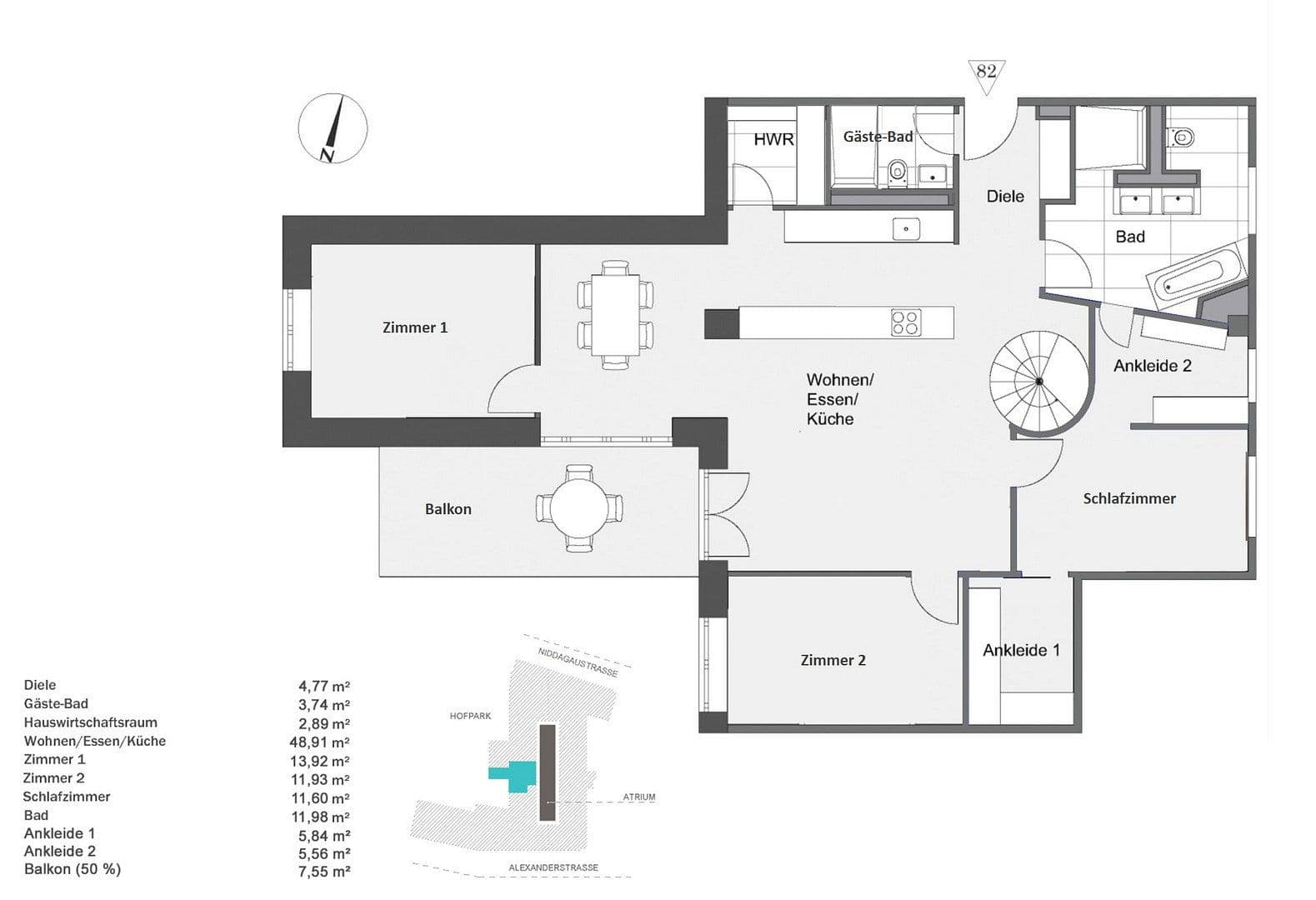 Pronájem bytu 6+1 180 m², Alexanderstr. 65, Frankfurt am Main, Hessen Pronájem bytu 6+1 180 m², Alexanderstr. 65, Frankfurt am Main, Hessen