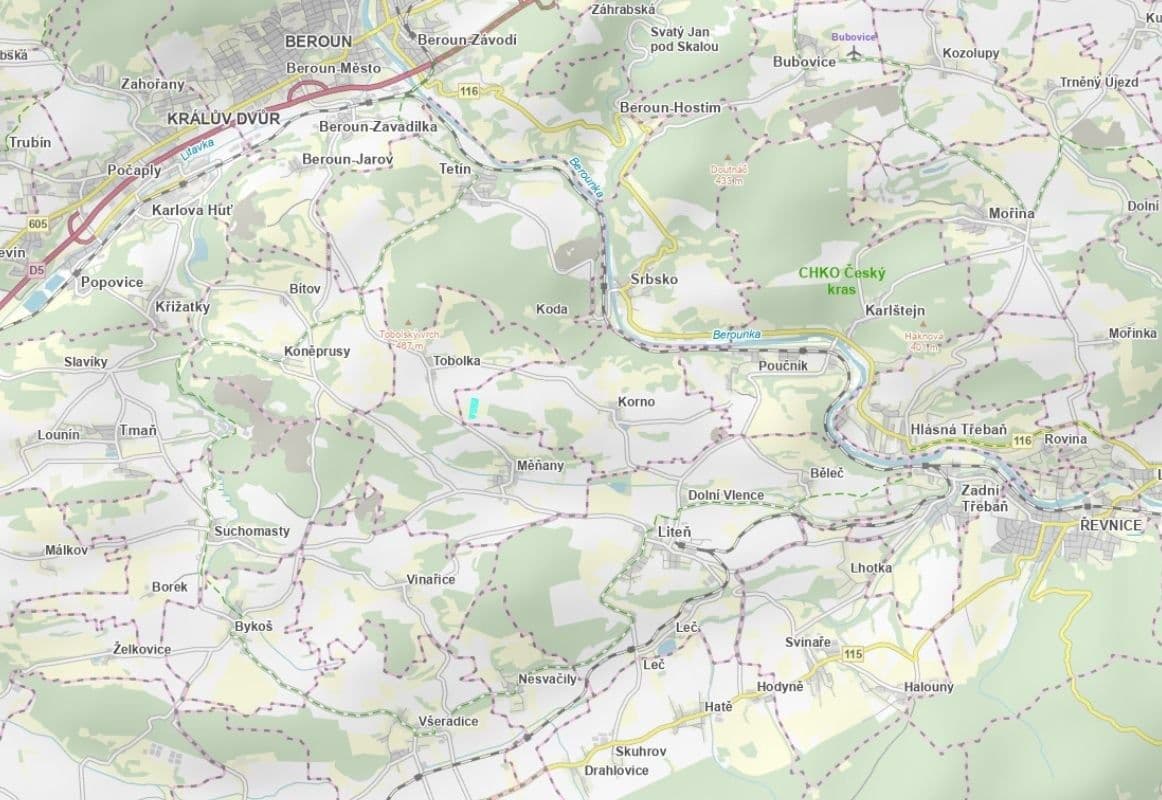 Prodej pozemku 24.576 m², Korno, Středočeský kraj Prodej pozemku 24.576 m², Korno, Středočeský kraj