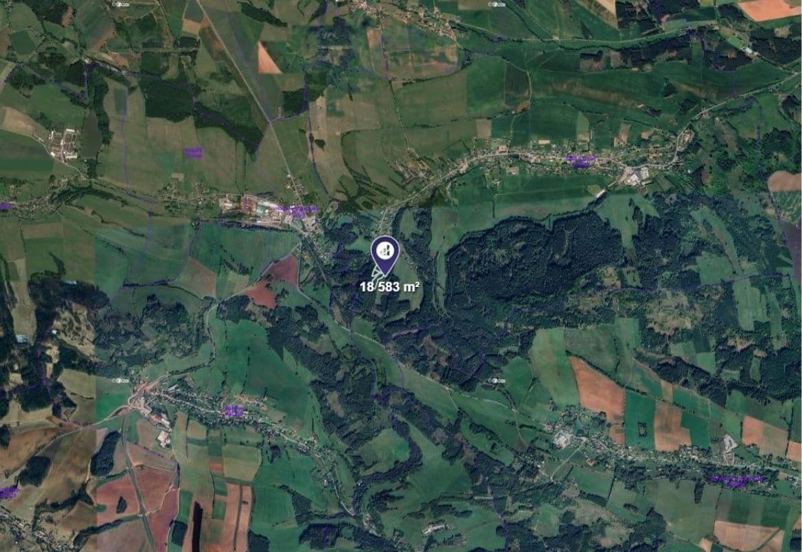 Prodej pozemku 18.583 m², Čistá u Horek, Liberecký kraj Prodej pozemku 18.583 m², Čistá u Horek, Liberecký kraj