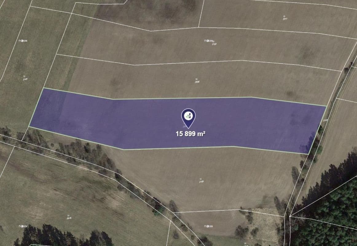 Prodej pozemku 15.899 m², Lodhéřov, Jihočeský kraj Prodej pozemku 15.899 m², Lodhéřov, Jihočeský kraj