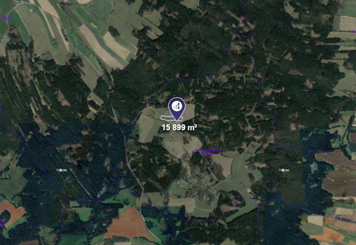 Prodej pozemku 15.899 m², Lodhéřov, Jihočeský kraj Prodej pozemku 15.899 m², Lodhéřov, Jihočeský kraj