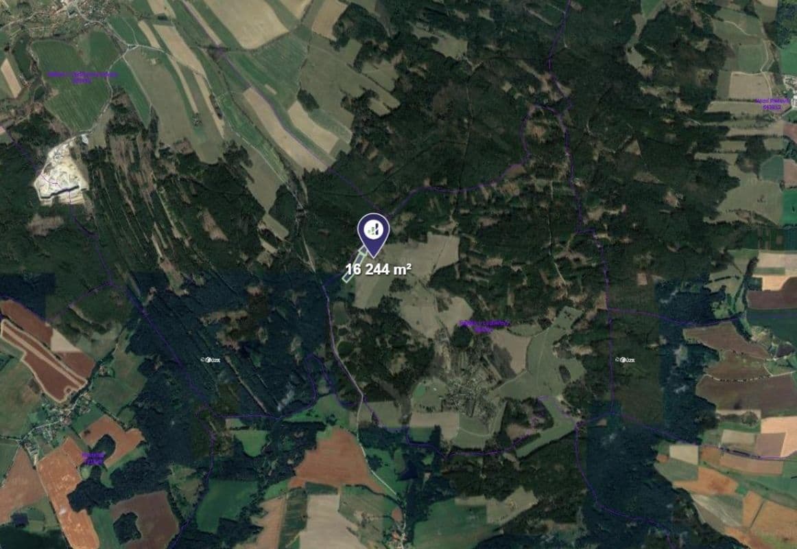 Prodej pozemku 16.244 m², Lodhéřov, Jihočeský kraj Prodej pozemku 16.244 m², Lodhéřov, Jihočeský kraj