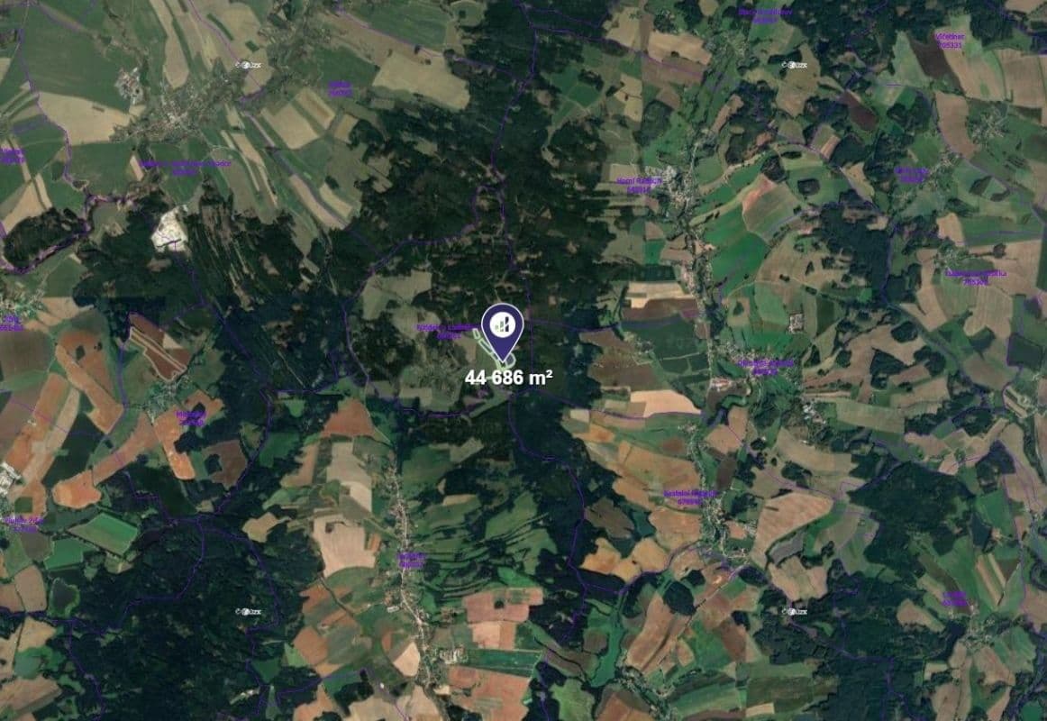 Prodej pozemku 44.686 m², Lodhéřov, Jihočeský kraj Prodej pozemku 44.686 m², Lodhéřov, Jihočeský kraj