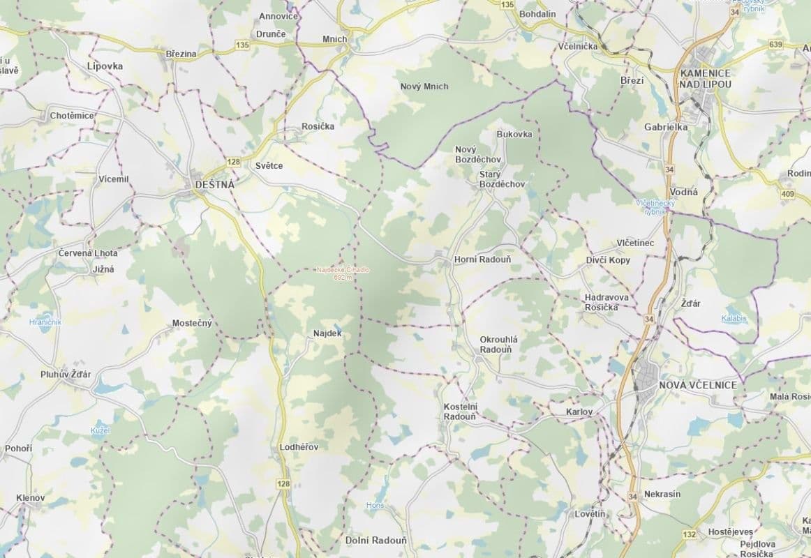 Prodej pozemku 44.686 m², Lodhéřov, Jihočeský kraj Prodej pozemku 44.686 m², Lodhéřov, Jihočeský kraj