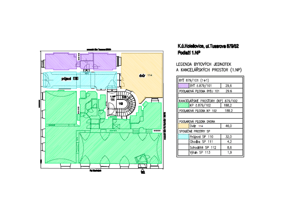 Prodej nebytového prostoru 292 m², Tusarova, Praha, Praha Prodej nebytového prostoru 292 m², Tusarova, Praha, Praha