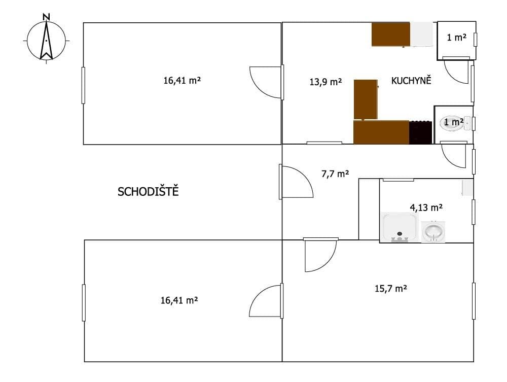 Prodej bytu 3+1 76 m², Dukelská, České Budějovice, Jihočeský kraj Prodej bytu 3+1 76 m², Dukelská, České Budějovice, Jihočeský kraj