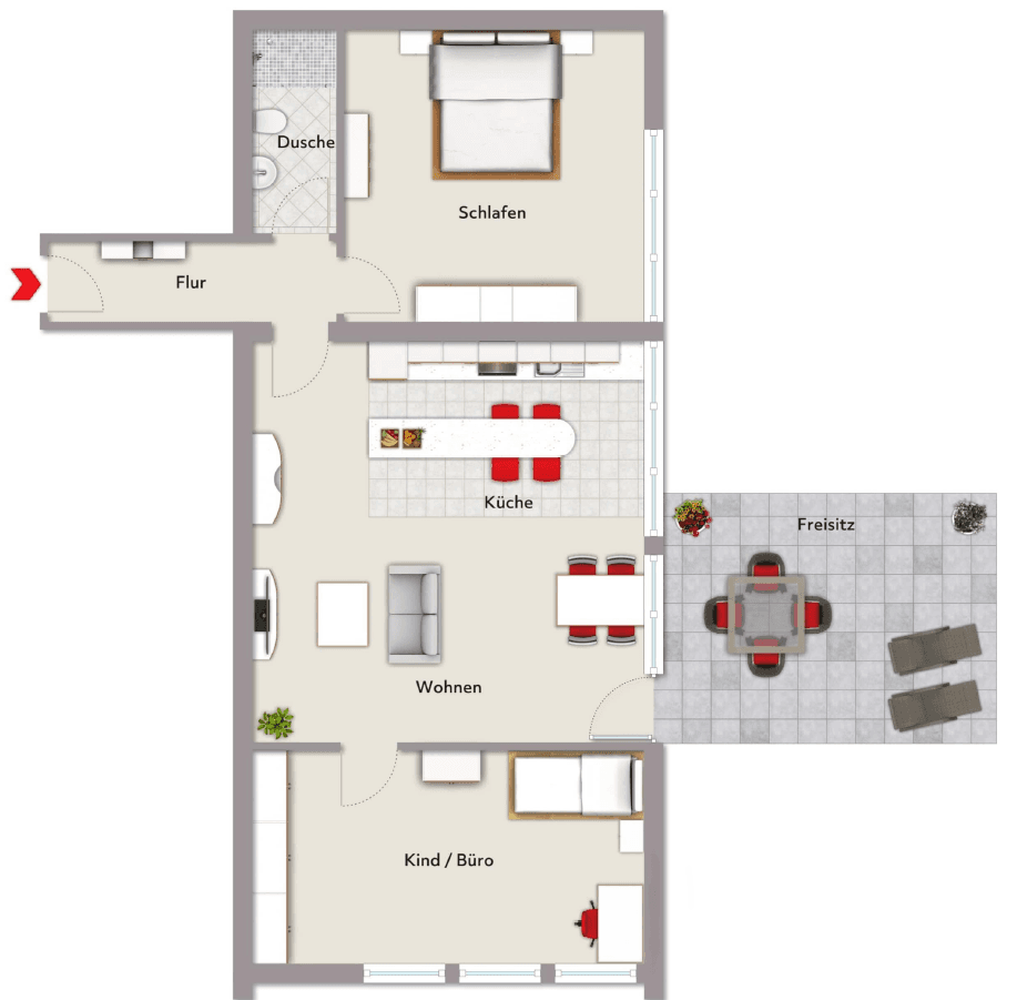 Prodej bytu 3+1 86 m², Lemgo, Severní Porýní-Vestfálsko Prodej bytu 3+1 86 m², Lemgo, Severní Porýní-Vestfálsko