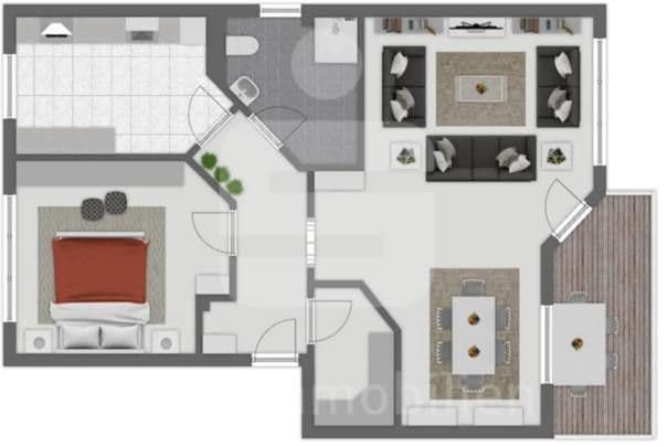 Pronájem bytu 2+1 67 m², Kampstraße 7B, Kerpen, Severní Porýní-Vestfálsko Pronájem bytu 2+1 67 m², Kampstraße 7B, Kerpen, Severní Porýní-Vestfálsko