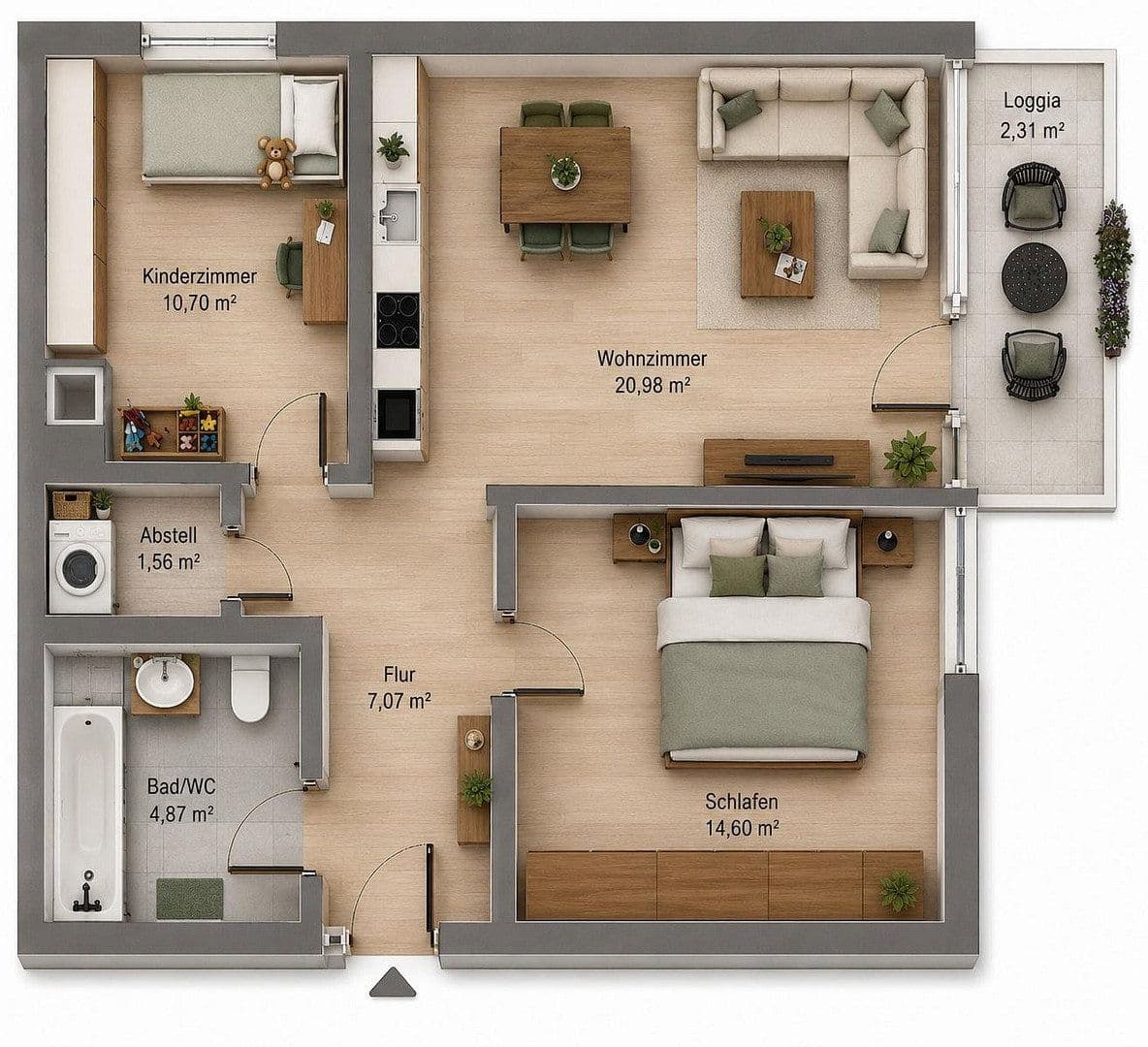 Prodej bytu 3+1 62 m², Wehrstaudenstrasse 1, Karlsfeld-Allach-Untermenzing, Bavorsko Prodej bytu 3+1 62 m², Wehrstaudenstrasse 1, Karlsfeld-Allach-Untermenzing, Bavorsko