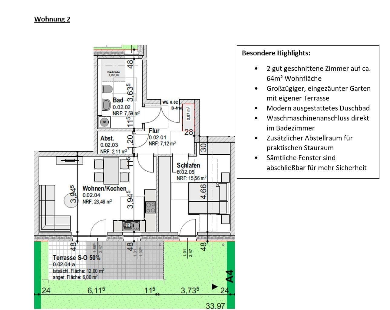 Pronájem bytu 2+1 45 m², Segeberger Str. 57, Neumünster, Šlesvicko-Holštýnsko Pronájem bytu 2+1 45 m², Segeberger Str. 57, Neumünster, Šlesvicko-Holštýnsko