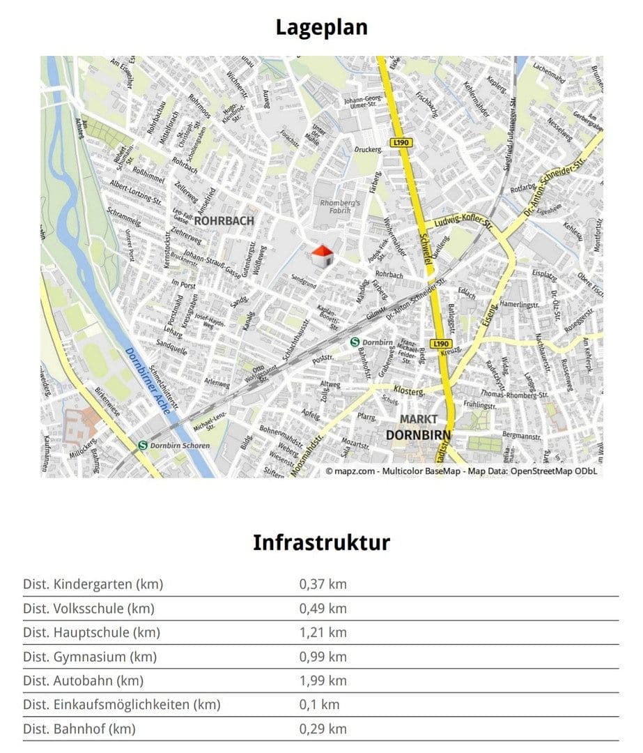Pronájem bytu 4+1 90 m², Sandgasse 2, Dornbirn, Vorarlbersko Pronájem bytu 4+1 90 m², Sandgasse 2, Dornbirn, Vorarlbersko