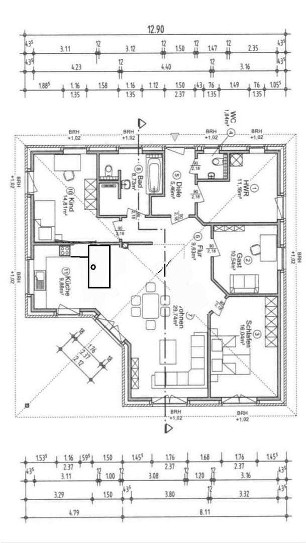 Prodej domu 120 m², pozemek 614 m², Damendorf, Šlesvicko-Holštýnsko Prodej domu 120 m², pozemek 614 m², Damendorf, Šlesvicko-Holštýnsko