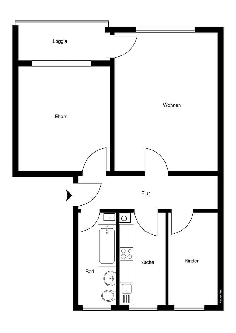 Prodej bytu 3+1 61 m², Kaufbeuren, Bavorsko Prodej bytu 3+1 61 m², Kaufbeuren, Bavorsko