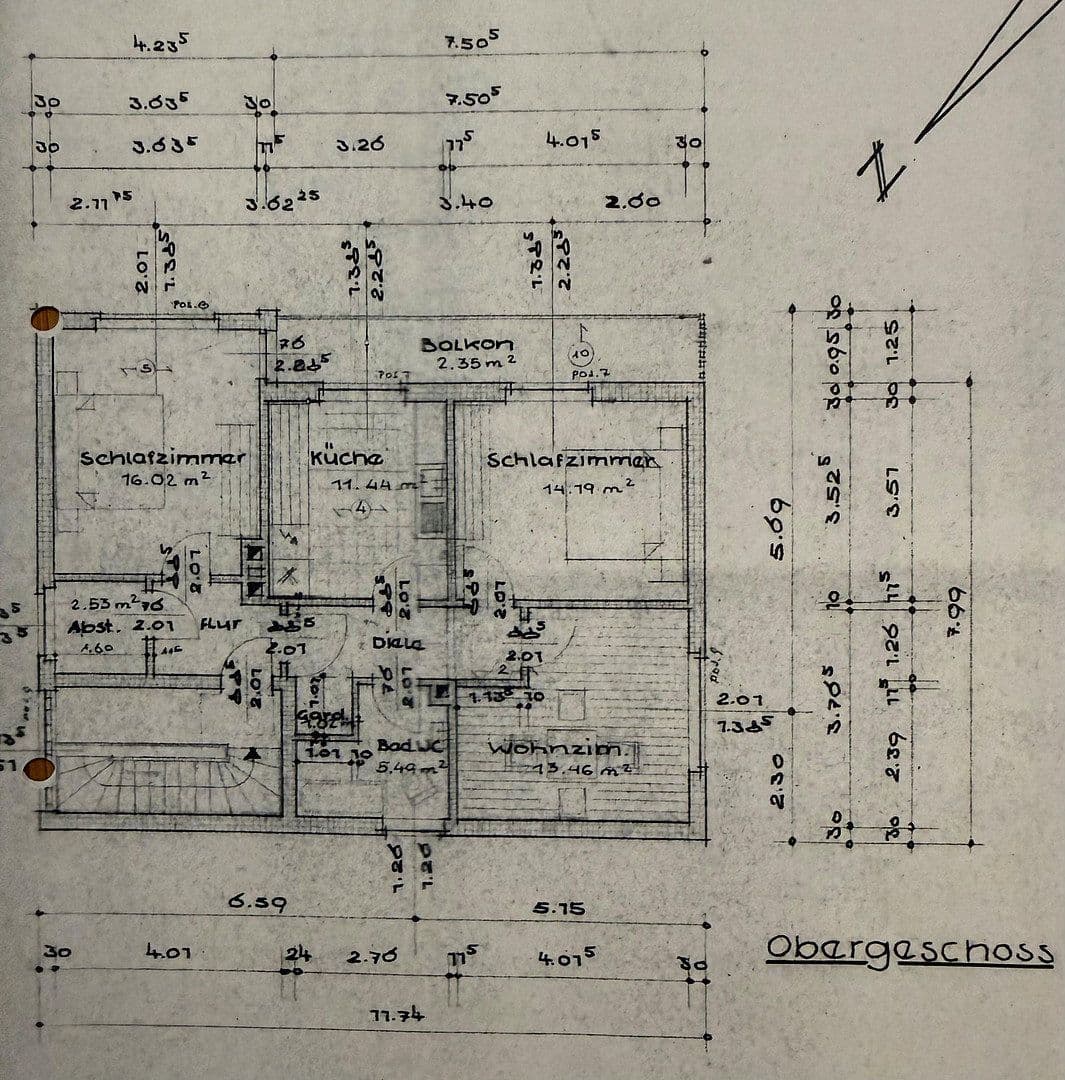 Prodej domu 156 m², pozemek 705 m², Eschwege, Hessen Prodej domu 156 m², pozemek 705 m², Eschwege, Hessen