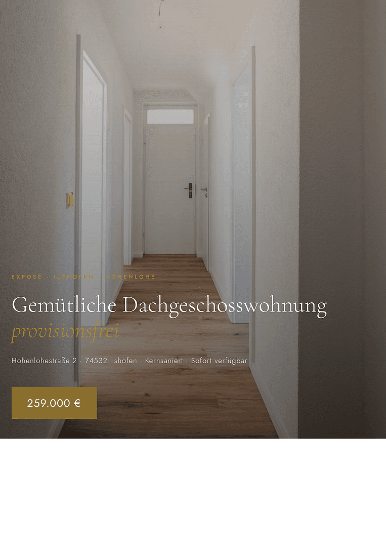 Prodej bytu 3+kk 68 m², Ilshofen, Bádensko-Württembersko Prodej bytu 3+kk 68 m², Ilshofen, Bádensko-Württembersko