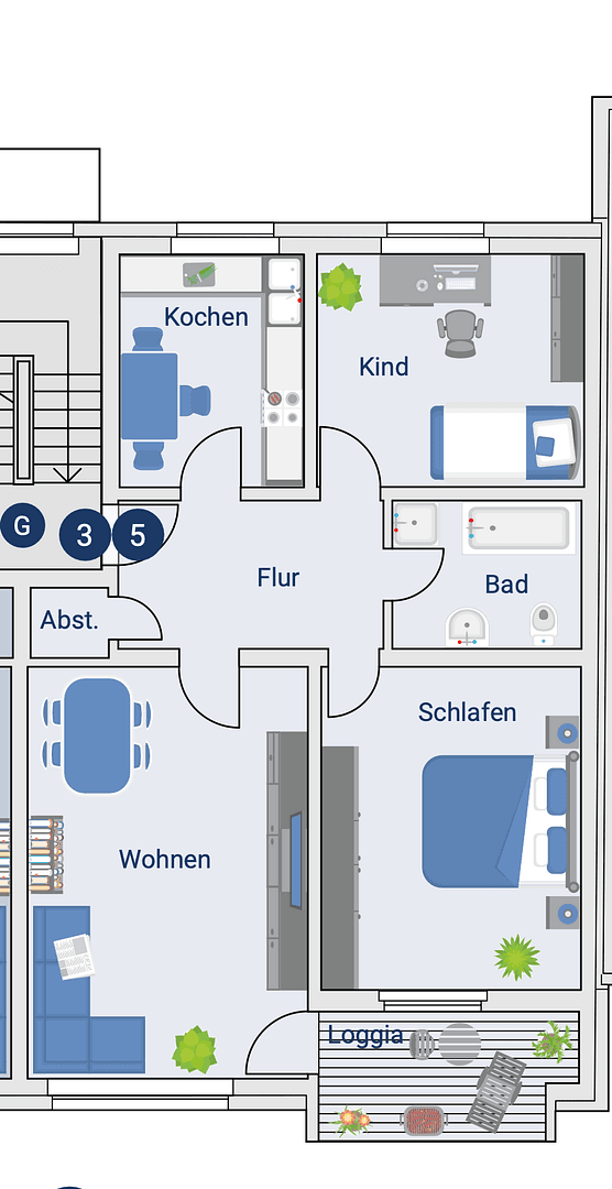 Pronájem bytu 3+1 82 m², Alte Grenzstraße 189, Recklinghausen, Severní Porýní-Vestfálsko Pronájem bytu 3+1 82 m², Alte Grenzstraße 189, Recklinghausen, Severní Porýní-Vestfálsko